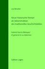 Buchcover Neuer historischer Roman als Dekonstruktion des traditionellen Geschichtsbildes