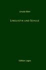 Buchcover Linguistik und Schule