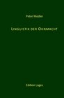 Buchcover Linguistik der Ohnmacht