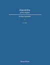 Buchcover Die Abendröte primo vespere für Peter Steinacker