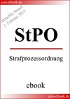 Buchcover StPO - Strafprozessordnung - Aktueller Stand: 1. Februar 2015