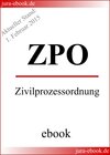 Buchcover ZPO - Zivilprozessordnung - Aktueller Stand: 1. Februar 2015