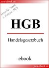 Buchcover HGB - Handelsgesetzbuch - Aktueller Stand: 1. Februar 2015