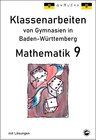 Buchcover Mathematik 9, Klassenarbeiten von Gymnasien aus Baden-Württemberg mit Lösungen