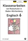 Buchcover Englisch 6, Klassenarbeiten von Realschulen in Baden-Württemberg