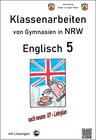 Buchcover Englisch 5 - Klassenarbeiten (Green Line 1) von Gymnasien in NRW - G9 - mit Lösungen