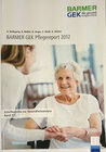 Buchcover BARMER GEK Pflegereport 2012