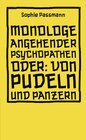 Buchcover Monologe angehender Psychopathen