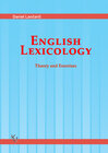 Buchcover English Lexicology
