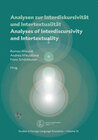 Buchcover Analysen zur Interdiskursivität und Intertextualität