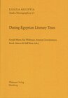 Buchcover Dating Egyptian Literary Texts