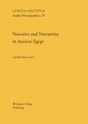Buchcover Narrative and Narrativity in Ancient Egypt