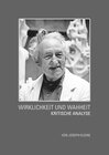 Buchcover WIRKLICHKEIT UND WAHRHEIT