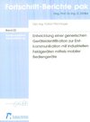 Buchcover Entwicklung einer generischen Geräteidentifikation zur Erstkommunikation mit industriellen Feldgeräten mittels mobiler B