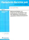 Buchcover Referenzarchitektur zur Erhöhung der Flexibilität in der GUI-Applikation-Anbindung für automotive Infotainmentsysteme