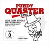 Buchcover Puhdy Quaster live aus dem Tivoli in Freiberg. 2CD + DVD