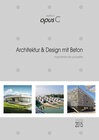 Buchcover edition opusC - Architektur & Design mit Beton (Volume 2015)