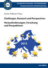 Buchcover Challenges, Research and Perspectives – Herausforderungen, Forschung und Perspektiven (2013)