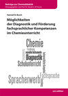 Buchcover Möglichkeiten der Diagnostik und Förderung fachsprachlicher Kompetenzen im Chemieunterricht