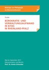 Buchcover Studie - Bürokratie- und Verwaltungsaufwand in Kitas in Rheinland-Pfalz