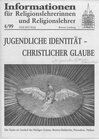 Buchcover Jugendliche Identität - Christlicher Glaube