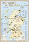 Buchcover Whisky Distilleries Scotland - Tasting Map 24x34cm