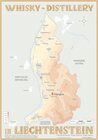 Buchcover Whisky Distillery Liechtenstein - Tasting Map 24x34cm