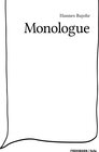 Buchcover Monologue