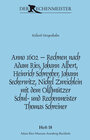 Buchcover Anno 1602 – Rechnen nach Adam Ries, Johann Albert, Heinrich Schreyber, Johann Seckerwitz, Nickel Zweichlein mit dem Ol(l