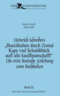 Buchcover Heinrich Schreibers „Buechhalten durch Zornal Kaps vnd Schuldtbůch auff alle kauffmanschafft“