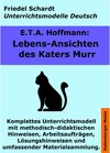 Buchcover Lebensansichten des Katers Murr. Unterrichtsmodell und Unterrichtsvorbereitungen. Unterrichtsmaterial und komplette Stun