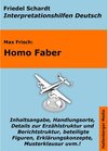 Buchcover Homo Faber - Lektürehilfe und Interpretationshilfe. Interpretationen und Vorbereitungen für den Deutschunterricht. / Int