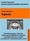 Buchcover Agnes (Peter Stamm) - Lektürehilfe und Interpretationshilfe. Interpretationen und Vorbereitungen für den Deutschunterric