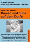 Buchcover Romeo und Julia auf dem Dorfe - Lektürehilfe und Interpretationshilfe. Interpretationen und Vorbereitungen für den Deuts