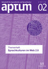 Buchcover Aptum, Zeitschrift für Sprachkritik und Sprachkultur 9. Jahrgang, 2013, Heft 2