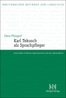 Buchcover Karl Tekusch als Sprachpfleger