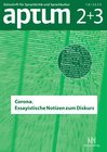 Buchcover Aptum, Zeitschrift für Sprachkritik und Sprachkultur 16. Jahrgang, 2020, Heft 2+3