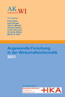 Buchcover Angewandte Forschung in der Wirtschaftsinformatik 2021