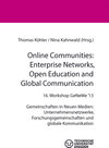 Buchcover Online Communities: Enterprise Networks, Open Education and Global Communication