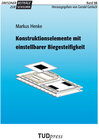 Buchcover Konstruktionselemente mit einstellbarer Biegesteifigkeit