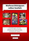 Buchcover Weihnachtskrippen selber basteln.