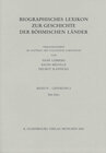 Buchcover Biographisches Lexikon zur Geschichte der böhmischen Länder. Band IV. Lieferung 2: Sitk-Soko