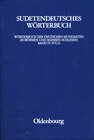 Buchcover Sudetendeutsches Wörterbuch