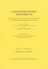 Buchcover Sudetendeutsches Wörterbuch. Band V, Lieferung 6