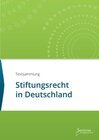 Buchcover Stiftungsrecht in Deutschland