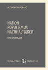 Buchcover Nation, Populismus, Nachhaltigkeit