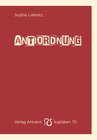 Buchcover Antiordnung