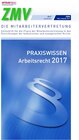 Buchcover Praxiswissen Arbeitsrecht 2017