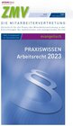 Buchcover ZMV Praxiswissen Arbeitsrecht 2023 evangelisch