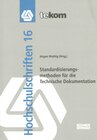 Buchcover Standardisierungsmethoden für die Technische Dokumentation